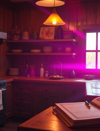 Modern reinterpretation of Nero Wolfes kitchen
