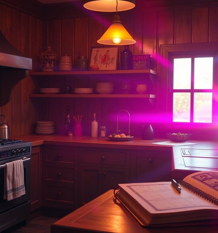 Modern reinterpretation of Nero Wolfes kitchen