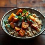 A grounding Avatar Earth Tribe root and grain bowl inspired by the Ace of Pentacles