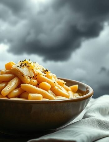 Warm cannellini beans with lemon olive oil and Parmesan served in a rustic bowl