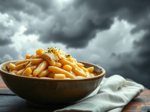Warm cannellini beans with lemon olive oil and Parmesan served in a rustic bowl